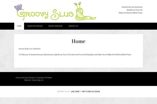 Jane theme site design template sample