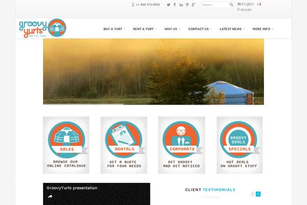 Savia theme site design template sample
