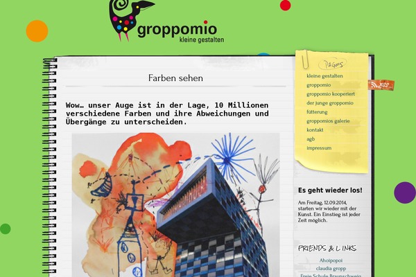 Anarcho Notepad theme site design template sample