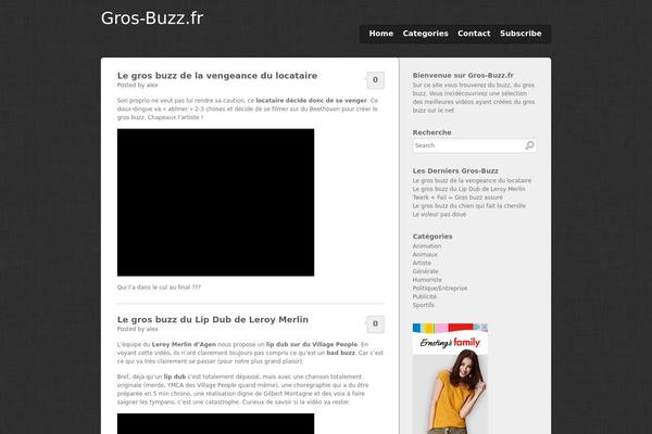 Side Blog theme site design template sample