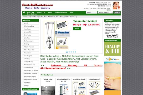 Wptoko theme site design template sample