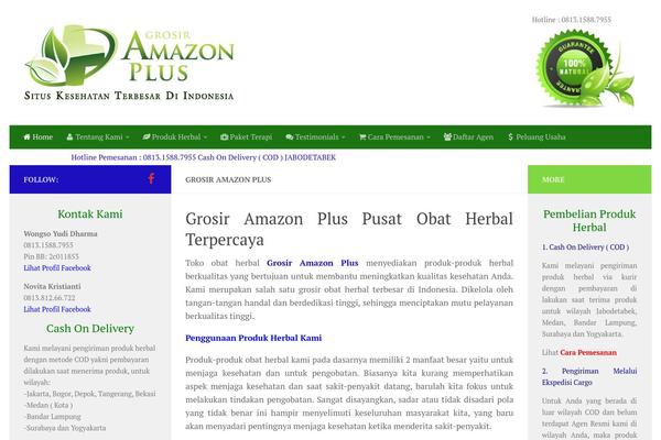 Vantage theme site design template sample