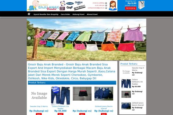 Pasaraya theme site design template sample