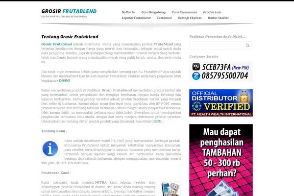 Artemismag theme site design template sample