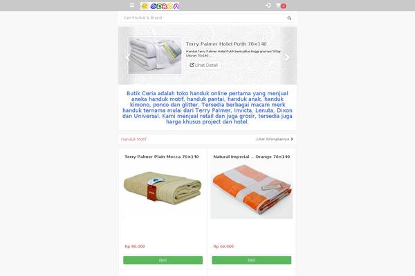 Site using TheCartPress eCommerce Shopping Cart plugin