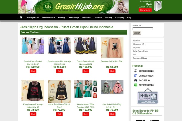 Pasaraya theme site design template sample