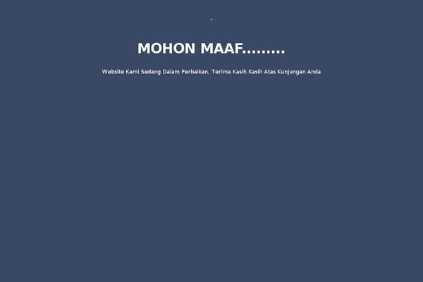 Site using Maintenance Mode plugin