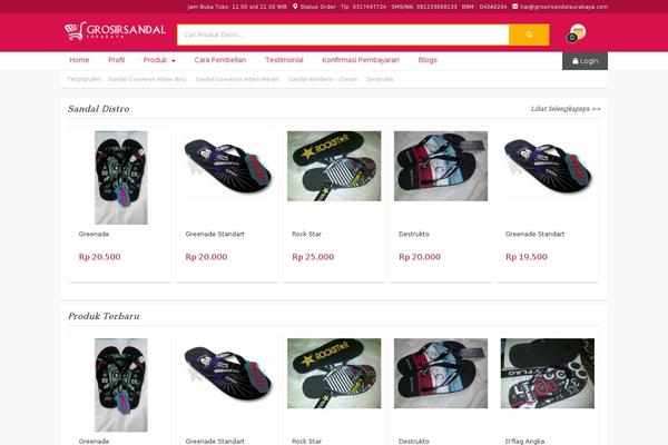grosirsandalsurabaya.com site used Smarttoko-v9.4