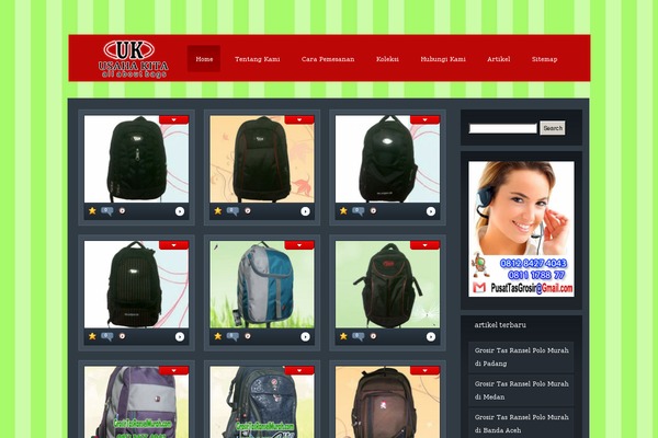 eGallery theme site design template sample