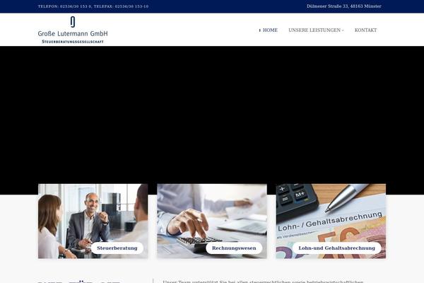 Consultix theme site design template sample