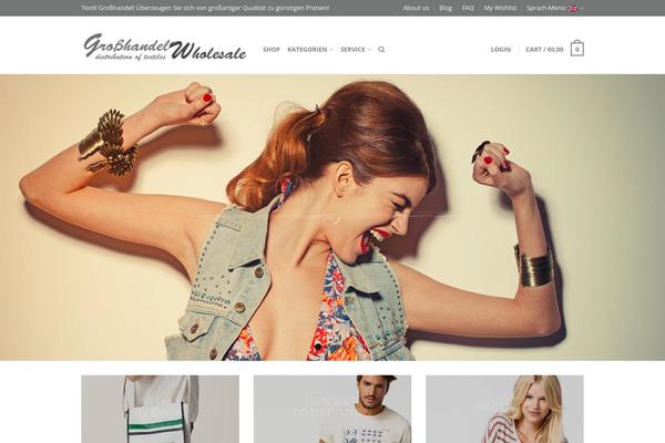 Flatsome theme site design template sample