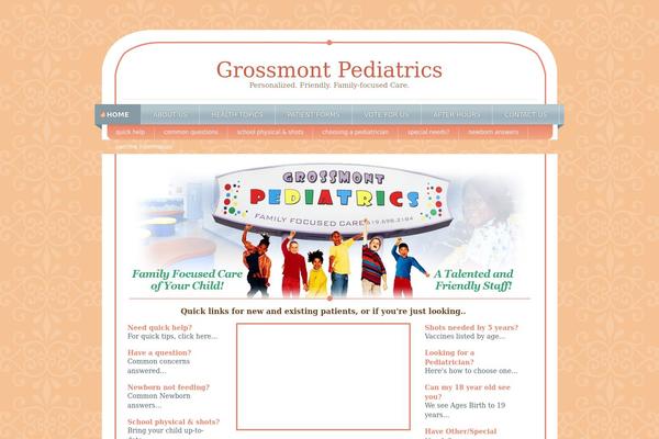 grossmontpediatrics.com site used Gp