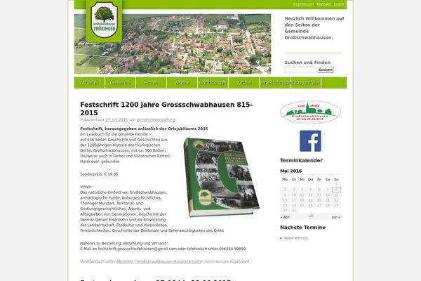 Twenty Ten theme site design template sample