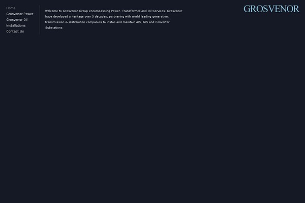 grosvenorpower.co.uk site used Grosvenor