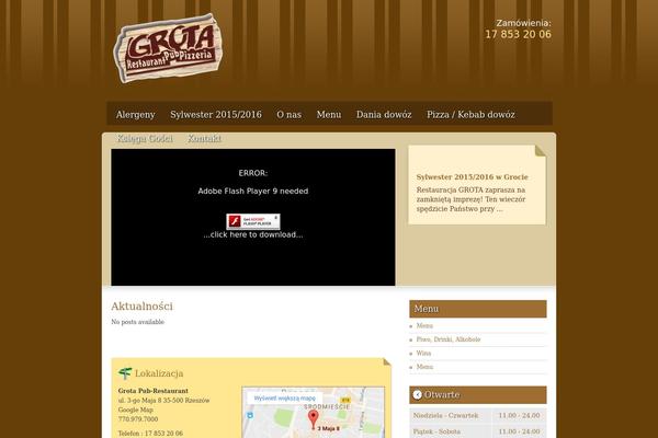 The Fox theme site design template sample