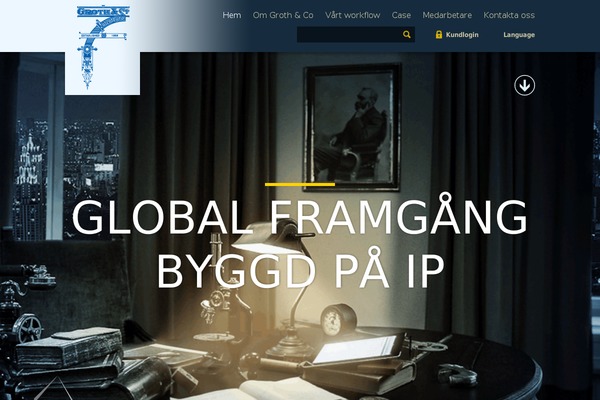 groth.se site used Groth