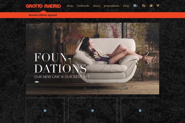 grotto theme websites examples