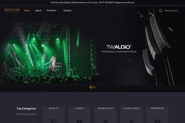 ground-audio.com site used Jico