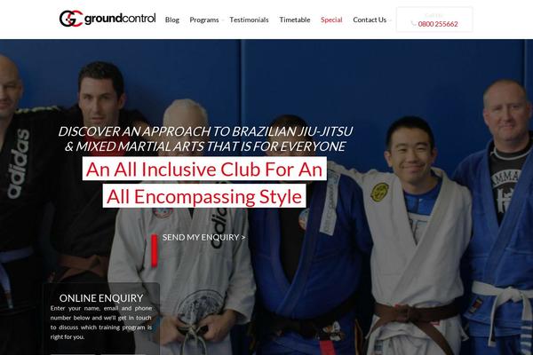 Squared theme site design template sample