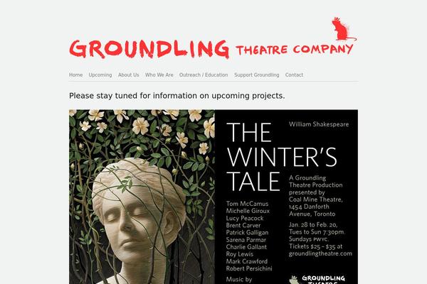 groundlingtheatre.com site used Presstwo