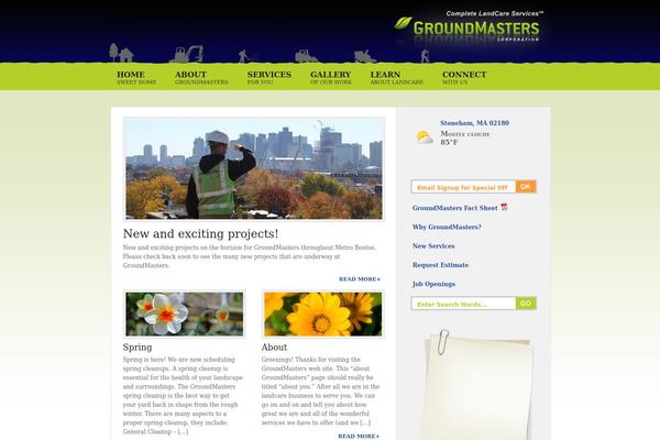 Busy Bee theme site design template sample