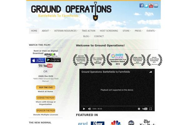 Editorial theme site design template sample