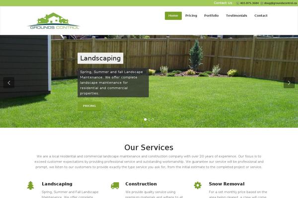 Appointment theme site design template sample