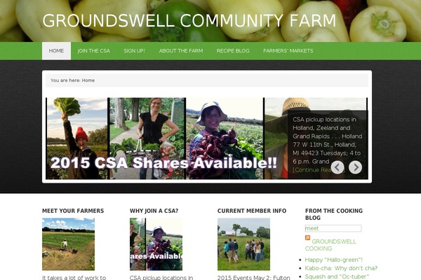 groundswellfarm.org site used Popular-blog
