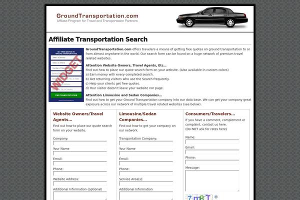 groundtransportation.com site used Asteroid