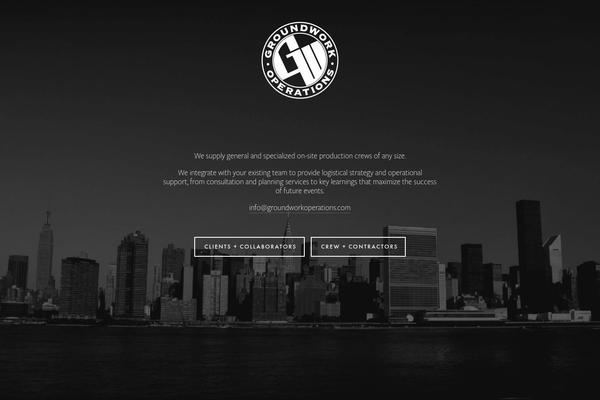 groundworkoperations.com site used Sonnetwp
