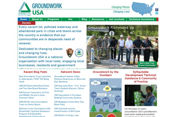 Groundwork theme site design template sample