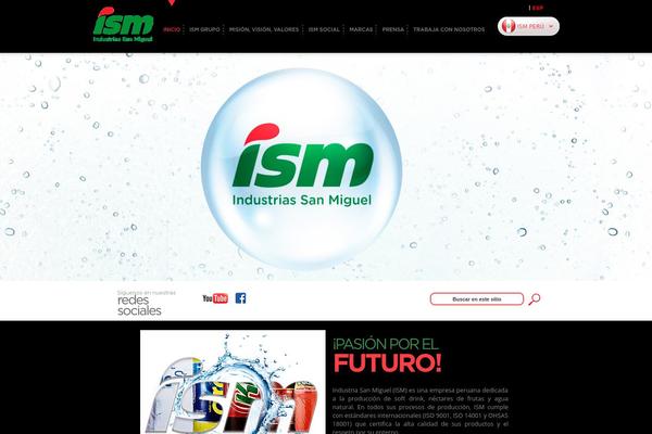 Ism theme site design template sample