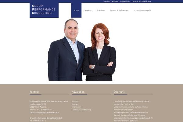 Sapphire theme site design template sample