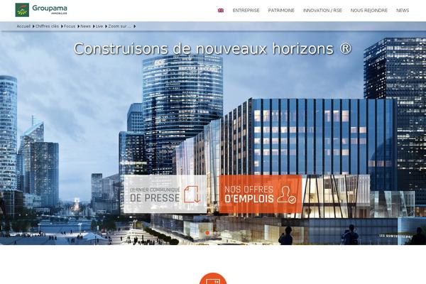 groupama-immobilier.fr site used Groupama