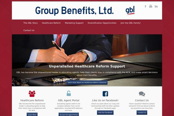 evolve theme site design template sample