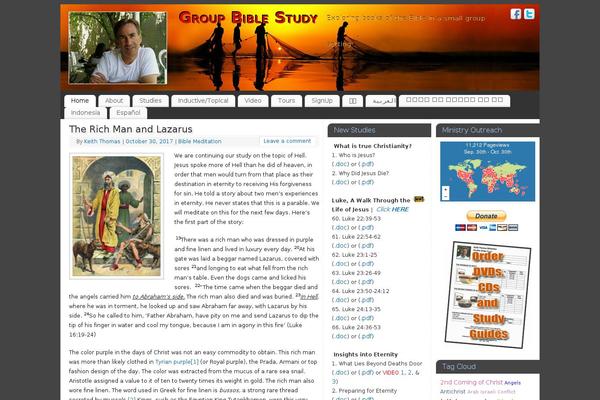 Mantra theme site design template sample
