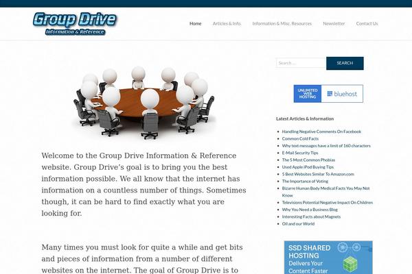 Chromatic theme site design template sample