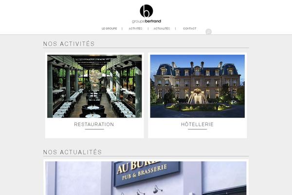 groupe-bertrand.com site used Yagami-adveris