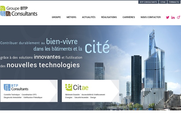 groupe-btpconsultants.fr site used Crysalide