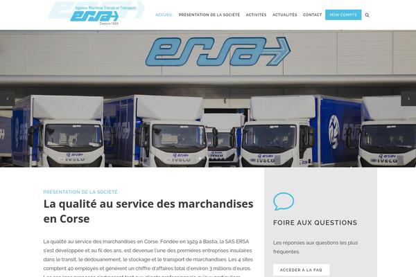 Stockholm Child theme site design template sample