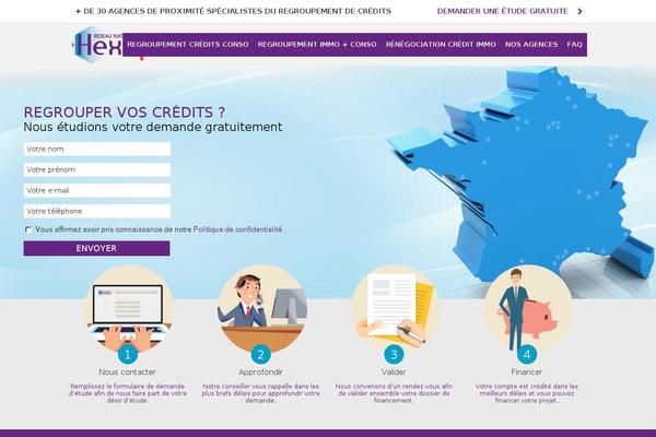 groupe-hexafi.com site used Credifi