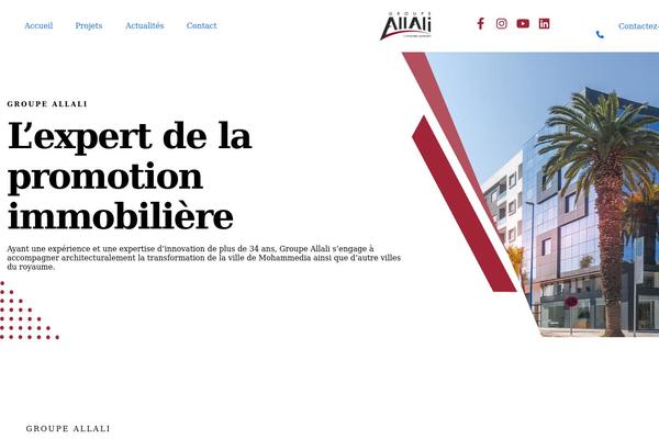 Site using Sticky-buttons plugin