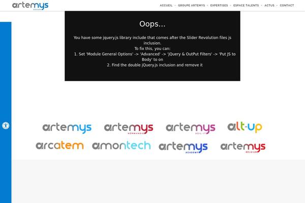 Brooklyn theme site design template sample