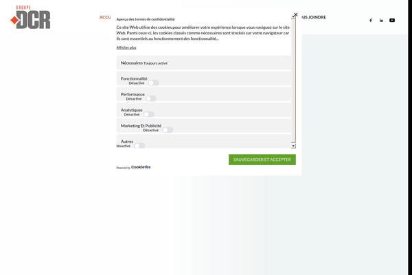 groupedcr.com site used Uncode-child
