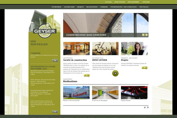 geyser theme websites examples