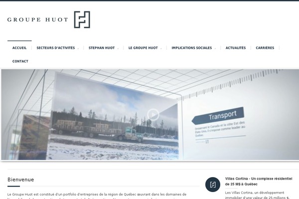 groupehuot.com site used Gravity
