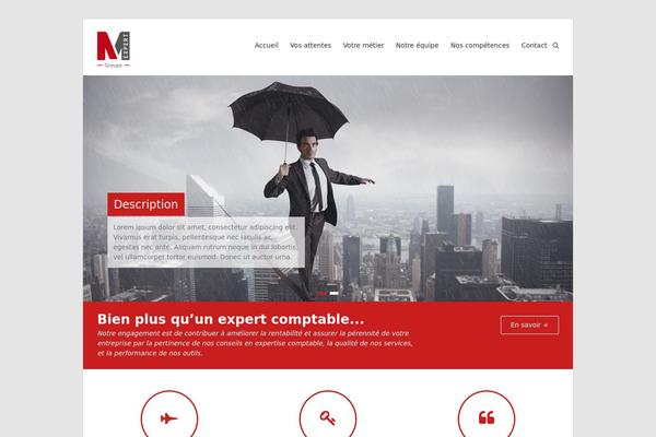 Esteem theme site design template sample