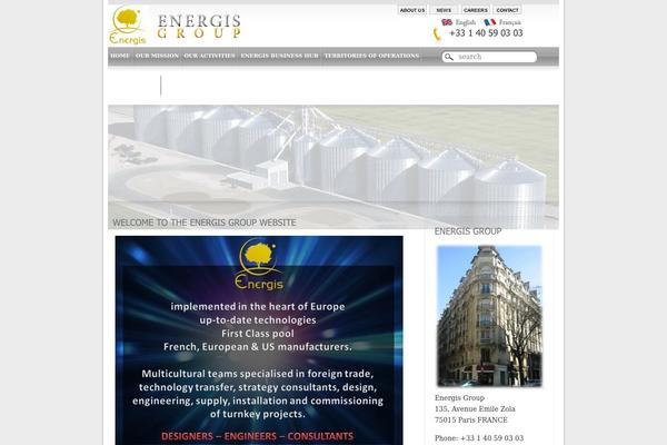 groupenergis.com site used Business-company