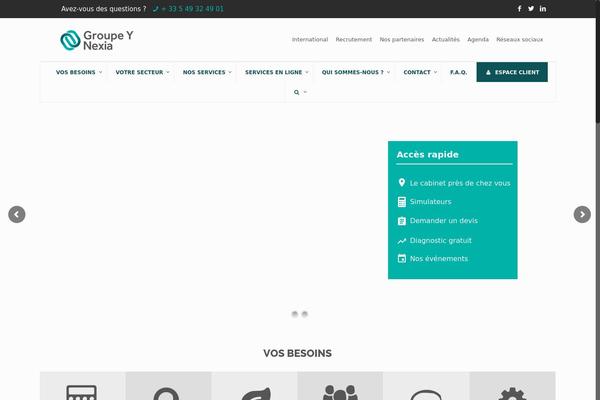 Oshine Child theme site design template sample