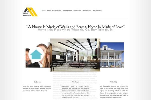 Modest theme site design template sample
